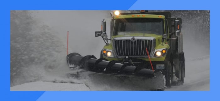 Snow Plow Heavy Truck