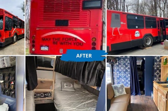 Disney-themed Gillig city bus