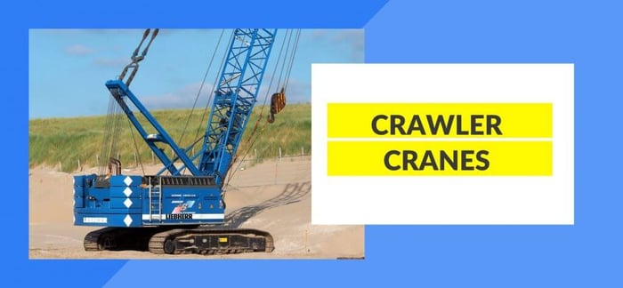 Blue Crawler Crane