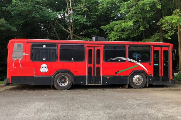 Nonconventional RV - city bus