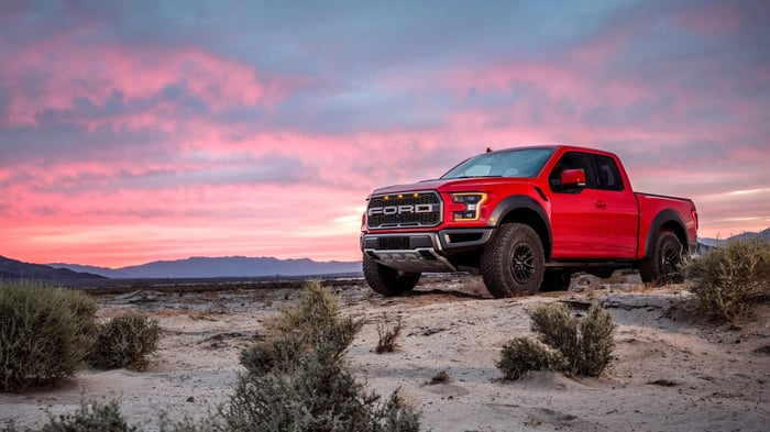 Red Ford vehicle with high safety ratings so you can experience safe and secure commutes, and it will only take a few seconds of driving it to notice.