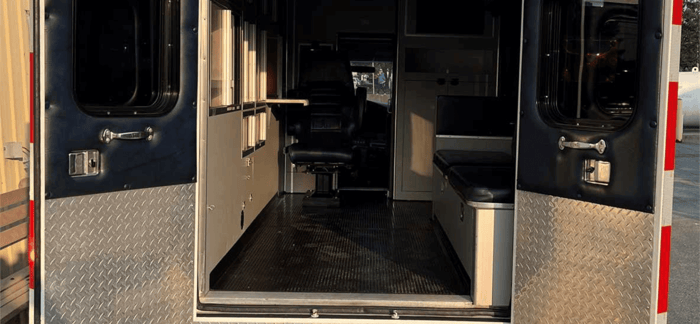Ambulance interior 2