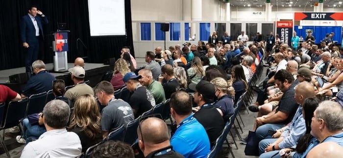 Keynote speech taking place at the EMS World Expo.