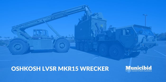 Military Trucks - Oshkosh MKR15 Wrecker