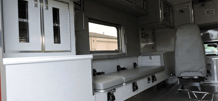 Ambulance interior 1