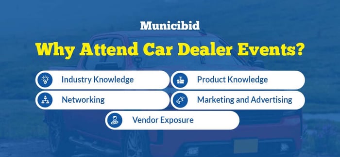 Why Attend Car Dealer Events infographic