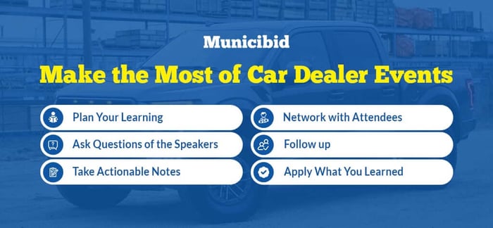 Make The Most of Car Dealer Events infographic