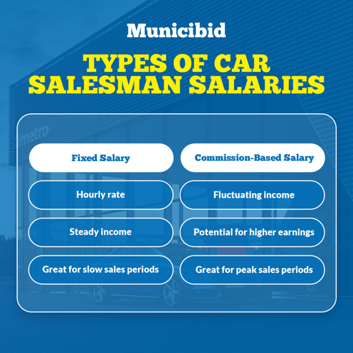 Car Salesman Salary infographic