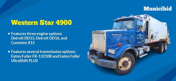 Western Star 4900 infographic