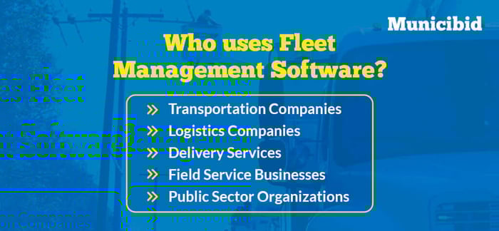 Fleet management software infographic