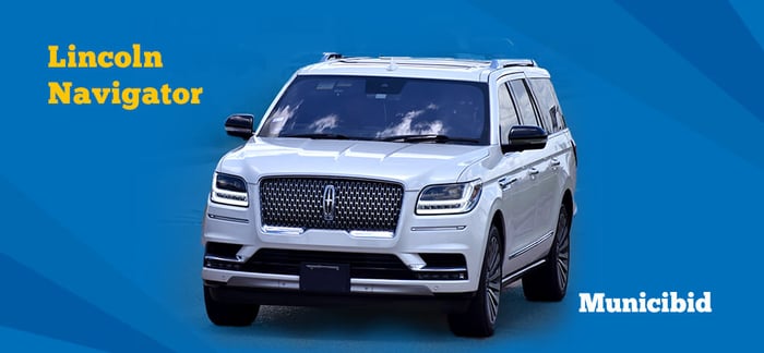 Best SUVs for Towing Capacity, Lincoln Navigator, with rear-wheel drive and towing capacity of 8700 pounds and plenty of cargo space