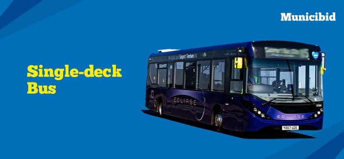 Single-deck bus image