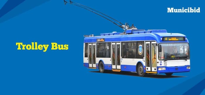 Trolley bus image