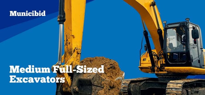 medium full-sized excavators image