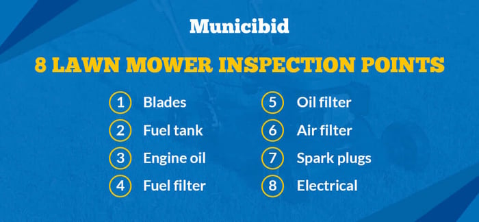 8 Lawn Mower Maintenance Inspection Points