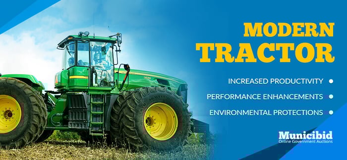 Expensive Heavy Equipment - newer model tractor features