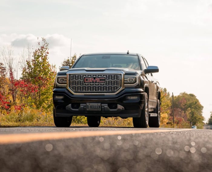 Used GMC pickup truck