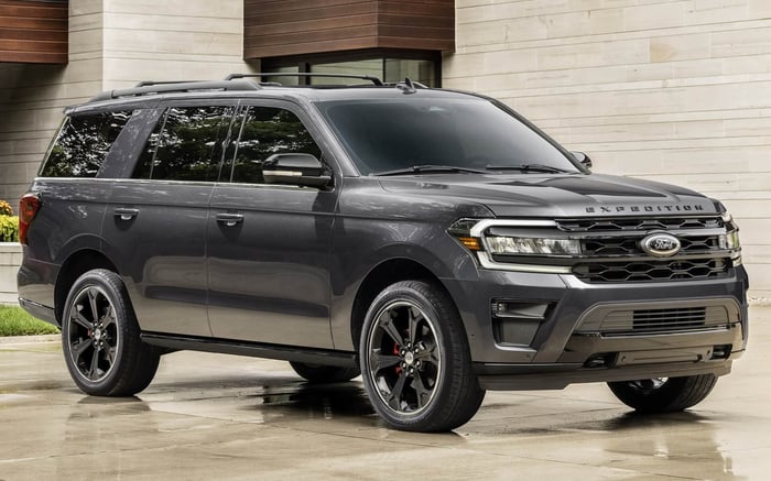 Best SUVs for towing- 2022 Ford Expedition, a reliable vehicle with high towing capacity and a lot of interior space, one of the best SUVs for towing.