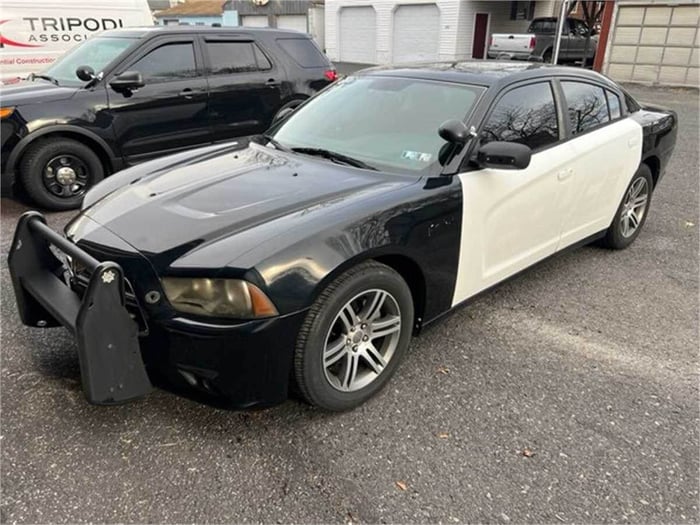 2012 Dodge Charger Hemi Police Vehicle, for sale on Municibid, Upper Perk Police Department.