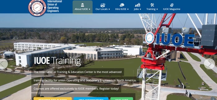 International Union of Operating Engineers website
