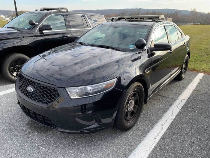 2019 Ford Taurus Interceptor patrol cars for sale on Municibid, Ephrata Borough.