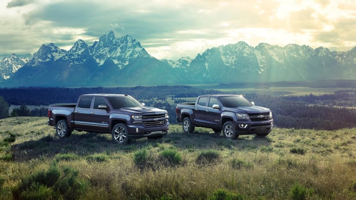 2018 Chevrolet Silverado 1500 trucks, which many have transmission issues and while not having the best fuel economy, are considered respectable.