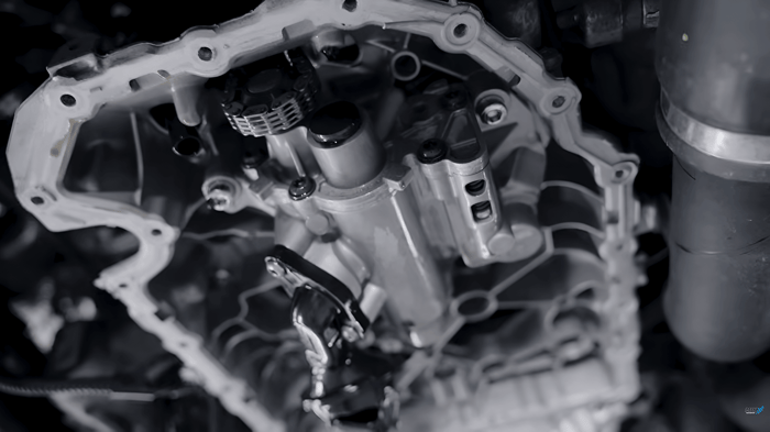 eingebaute Update-Ölpumpe nah