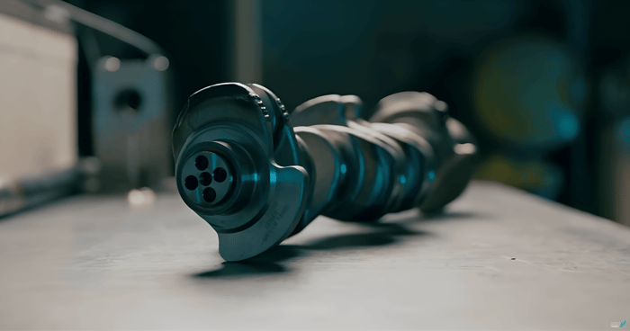Kurbelwelle des B57 Motors