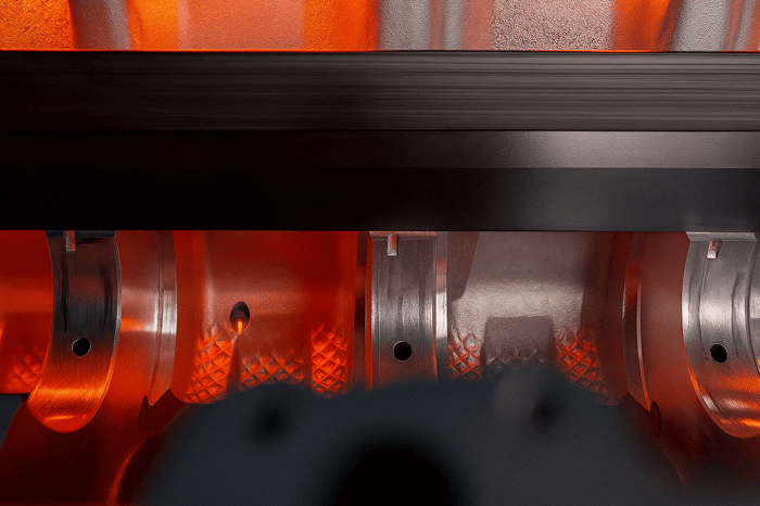 mittels Lineal wird die Verschiebung von Lagern in deren Gasse gezeigt