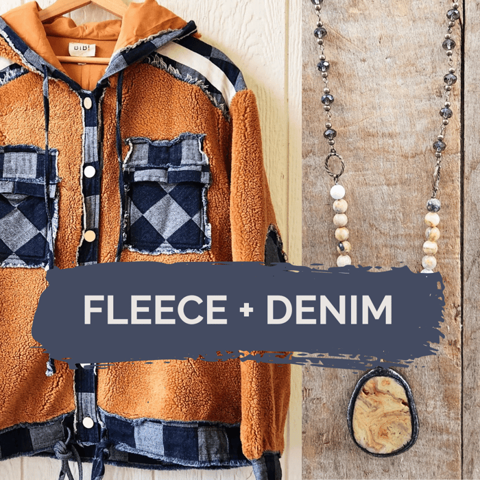 Rust Fleece Jacket Outfit Ideas