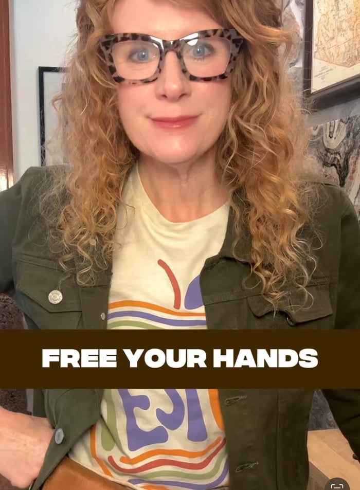 Tan Leather Belt Bag - Free Your Hands