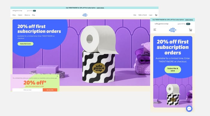 1. Who gives a crap - Shopify Plus