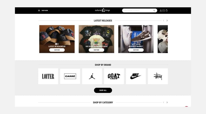 Culture Kings Shopify Plus