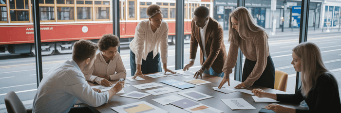 Ecommerce team planning growth strategy.