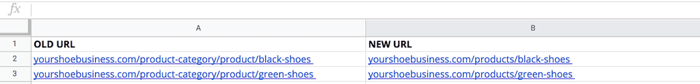 url mapping SEO migration