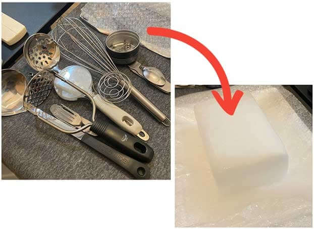 recorded dry ice for anime sci-fi sound effects