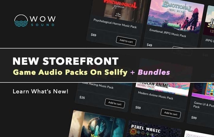 Game Audio Packs Now on Sellfy