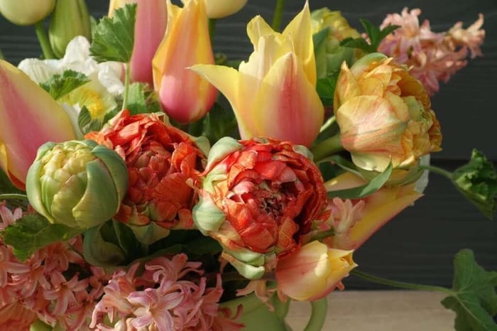 Using a Cutting Garden for Spring Flower Arrangements - Longfield Gardens