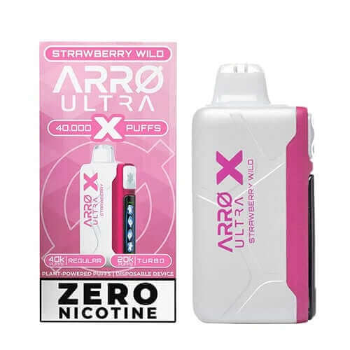 ARRØ Ultra X Strawberry Wild 40K ZERO Nicotine Disposable
