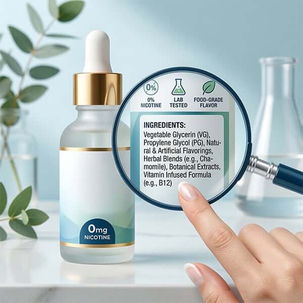 Check the Ingredients in Nicotine-Free Vapes