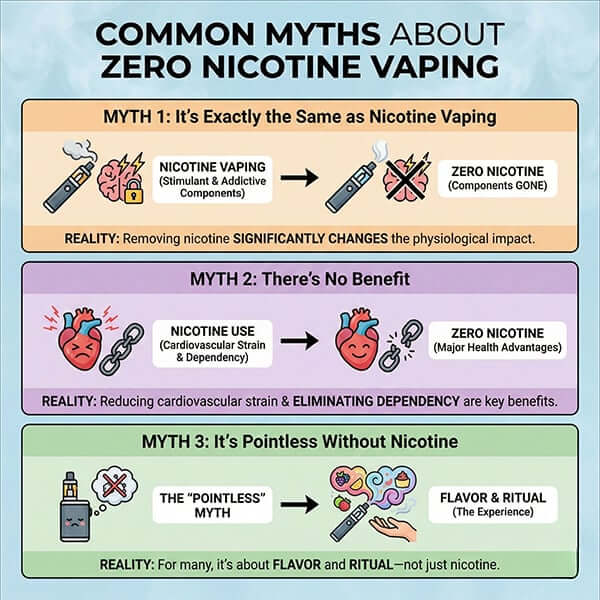 Common Myths About Zero Nicotine Vaping