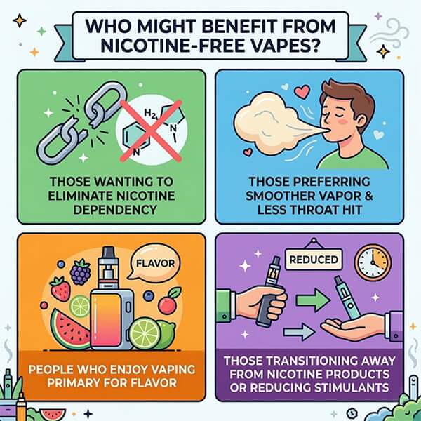 Who Might Benefit From Nicotine Free Vapes