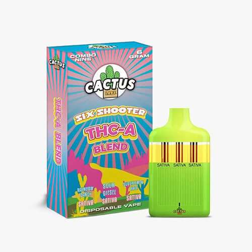 Cactus Labs Six Shooter Delta 9o Disposable Vape