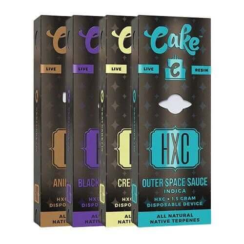 Cake HXC Live Resin Disposable Vape