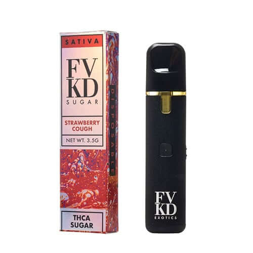 FVKD Exotics THCA Sugar Disposable Strawberry Cough