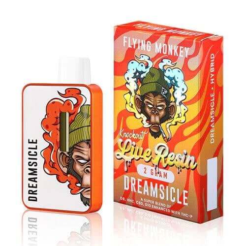 Knock Out Delta 8 Live Resin Disposable Vape by Flying Monkey