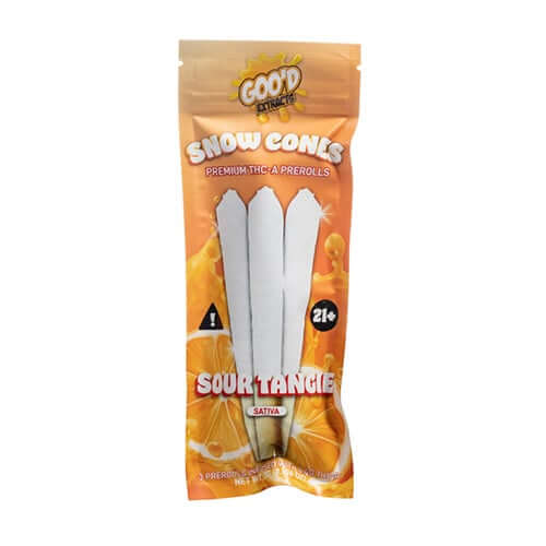 GOOD Extracts Snow Cones THC-A Pre-Rolls Sour Tangie