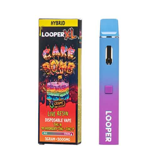 Looper XL Live Resin Disposable 3g Cake Bomb