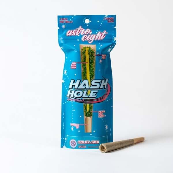 Astro Eight THC-A Hash Hole Pre-Rolls Solar Jack