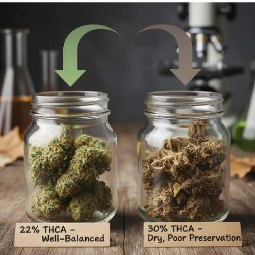 THC %